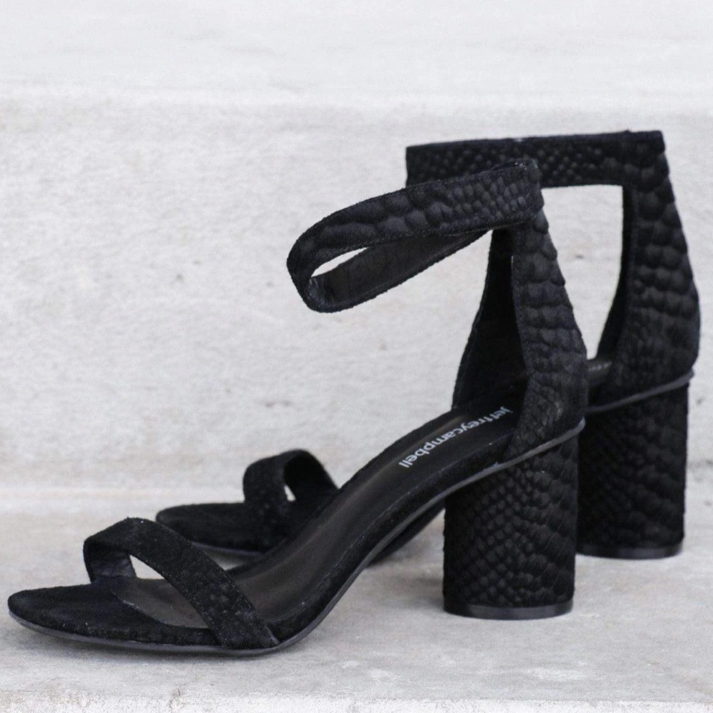 JEFFREY CAMPBELL Women's Laura- Heel Sandals -  BRAND  NEW -